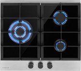 Klarstein Alchemist 3 Gaskookplaat 3 branders - 6,2 kW - Wokbrander - Inclusief slang en drukregelaar - energiebesparend