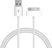 iPad charger - 1 meter - voor iPad 2, 3, 4 en iPhone 4 en 4s - kabel - oplaadkabel (30 pins naar USB) - oplader