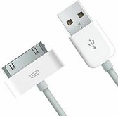 iPad charger - 3 meter - voor iPad 2, 3, 4 en iPhone 4 en 4s - kabel - oplaadkabel (30 pins naar USB) - oplader