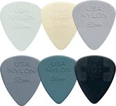 Dunlop plectrum Standard Nylon SET 0.38mm-1.00mm 6-pack