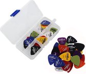 60-Delige Gitaar Plectrum Set - Pick Packs Met Plectrumhouder