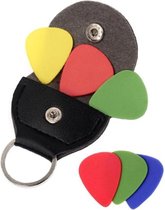 Plectrum Sleutelhanger Inclusief 6 Plectrums - Plectrumhouder - Guitar pick holder - Universele houder - 1 stuks voor aan de sleutelbos