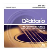 D'Addario EJ26 - Snarenset voor akoestische western gitaar .011-.052