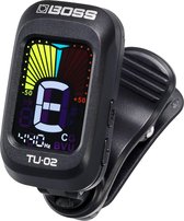 Boss TU-02 - Chromatische tuner, clip-on - Zwart