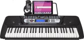 RockJam 54-toetsen keyboard piano met bladmuziekstandaard, piano nootstickers en lessen