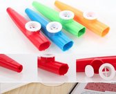 Kazoo - Set van 4 Stuks - Diverse Kleuren - Kunststof Kazoos - Kazoe Fluit - Muziekinstrument