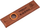 PigMig Kazoo Muziekinstrument - Kazoo Hout met Metalen Doos