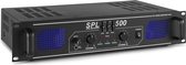 Skytec SPL500 2-kanaals versterker met 3-bands equalizer - 2x 250W