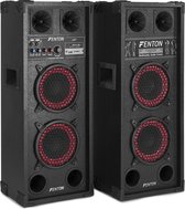 Actieve speakerset - Fenton SPB-26 - 600W actieve speakerset 2x 6.5 met o.a. Bluetooth - Ook perfect als karaoke set!