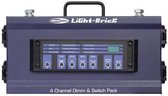 Showtec Showtec LightBrick 4-kanaals Dimmerpack, Schuko uitgangen Home entertainment - Accessoires