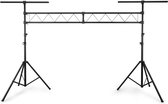 Lichtbrug - BeamZ LB60 metalen lichtbrug met 3 meter overspan en 2x T-bar - Max. hoogte 4 meter - Zwart