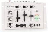 auna TMX-2211 MKII DJ mixer - mengpaneel voor het mengen van 2 of 3 kanalen -  phono-voorversterker -  talkover functie - rack-inbouw