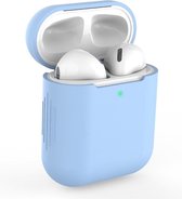 Apple AirPods 1/2 Hoesje in het baby Blauw - Siliconen - Case - Cover - Soft case