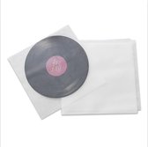 FEDEC LP Hoezen - Vinyl hoezen - Beschermhoezen voor 12 inch - Transparant - 50 stuks