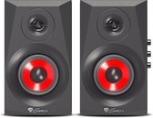 GENESIS speakerset 2.0 ,40 W, Bluetooth, Zwart, Rood
