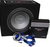 EXCALIBUR X3 pakket  Active Subwoofer -  1000 W Versterker - Aansluitkabels