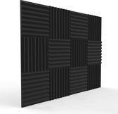 Geluidsisolatie - Akoestische foam - Geluidsdemper - 30x30 cm - Studioschuim - geluidsisolatieplaten - Akoestische Panelen - Isolatie platen - Studio Isolatie - Noppenschuim