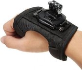 PRO SERIES Hand Strap 360 graden rotatie voor GoPro en ActionCam - Zwart