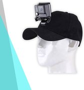 GoPro Pet - Sportieve Cap - Action Cam Aansluiting - Zwart - Velcro