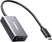 Usb C Naar HDMI Adapter | USB-C HUB 4K | Type-c to HDMI converter |Thunderbolt 3 | Compatible Apple Macbook | Chromebook | IMAC | Surface | XPS | Dell | Lenovo | Samsung | HP |Spacegrey | A-KONIC©