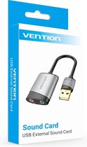 Vention Externe Geluidskaart via USB voor Microfoon en Audio OMTP-CTIA