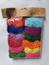 Breiwol | 12 bolletjes wol in verschillende kleuren | Breien | Knutselen | DIY | Hobby