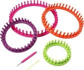 Creotime Knitting loom, d: 12-17-22-27 cm, 1 set