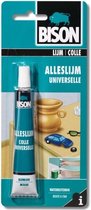 Bison alleslijm / knutsellijm - 25 ML - transparant/ waterbestendig