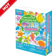 Soapy ® - XXL Ultra DIY Zeeppakket - zelf zeep maken - maak zelf zeep thuis! - voor kinderen en volwassenen - inclusief uitgebreide handleiding