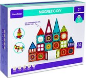 Magnetische Tegels – Magnetisch Speelgoed – Bouwset – Deluxe Set - 32-Delig – Magnetic-tiles- Magna-tiles