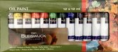 Professionele Olieverf - Olieverfset - Oil Paint Set - Olie Verf - Verfset - Verven - Hobby - School - Schilderen - Hoge Kwaliteit Verf - 12 KLEUREN