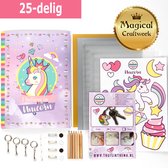 Unicorn Krimpie Dinkie Pakket - Krimpfolie Knutselpakketten - Krimpfolie vellen - Krimpfolie Sieraden maken - knutselen meisjes