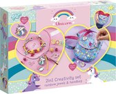 Totum Unicorn 2 in 1 knutselset sieraden en tas