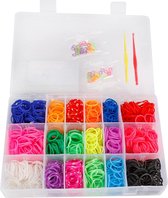 Colorful DIY Bands Loombox 1440 loombandjes Multicolor