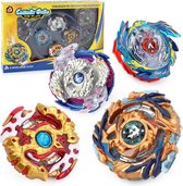 SuperBlade BeyBlade Set - Beyblade set met Arena - voor kinderen - Met Launchers - 4 verschillende tollen - Multicolor