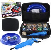 BeyBlade - Volledige Beyblade set in koffer - inclusief arena en 8 verschillende tollen - inclusief Launchers  - Multicolor