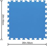 Bestway Flowclear - Zwembad tegels - Vloerbescherming - Set van 9 stuks - 50 x 50 cm - 2.25 m2