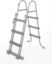 Bestway zwembadladder - Trap opbouw zwembad 107 cm met kinderbeveiliging