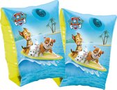 Paw Patrol Chase opblaasbare zwembandjes 1-6 jaar/11-30 kg kinderen - Maat 0 - Zwemhulp opblaas gele zwemmouwtjes/zwemvleugeltjes - Veilig zwemmen