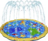 Waterspeelmat - Water Speelmat Met Fontein - Waterspel - Water Speelmat - Water Speelgoed - Kinderbad - Peuterbad