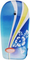 Bodyboard - Blauw -Surfboardje - Surfboard - Surfbord - 93cm - Inclusief touw met enkelband