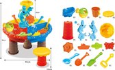 EchoGoods watertafel met gratis strandgereedschap en modelafdichting - Aquaplay - zandtafel - watertafel speelgoed