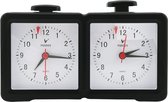 Schaakklok | Analoog | Timer | Schaken | Plastic | Zwart