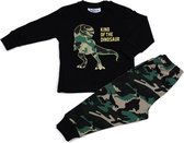 Fun2Wear - Pyjama Dino - Zwart - Maat 104 - Jongens
