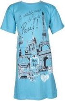Fun2Wear Big Shirt Paris Blue One Size maat 140-176