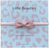 Little Beauties - haarbandje - rose - baby - peuter - leeftijd 0-36 maanden - baby accessoire - babygift - kraamkado - babyshower
