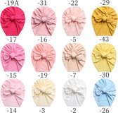 Baby turban- Haarband-mutsje-baby-tulband-Nude/-7