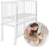 Fillikid Vario Co-Sleeper en Wieg 90 x 40 cm - Massief Hout - Wit