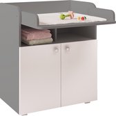 Polini Commode voor de Babykamer - Wit/Grijs