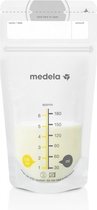 Medela Moedermelk Bewaarzakjes Moedermelkbewaarzakjes Medela zakjes - Gemakkelijke etiketteren - 180 ml - 25 stuks